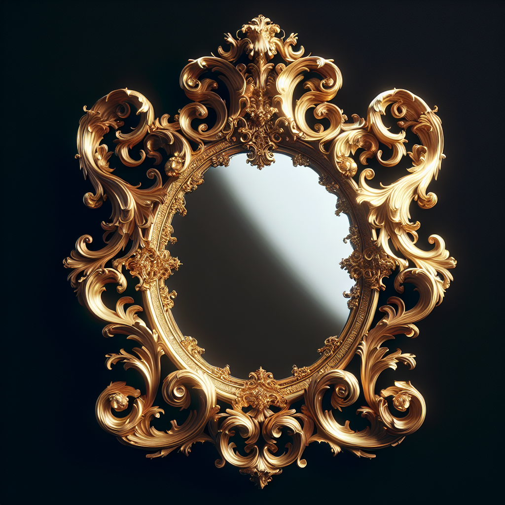 Miroir baroque design