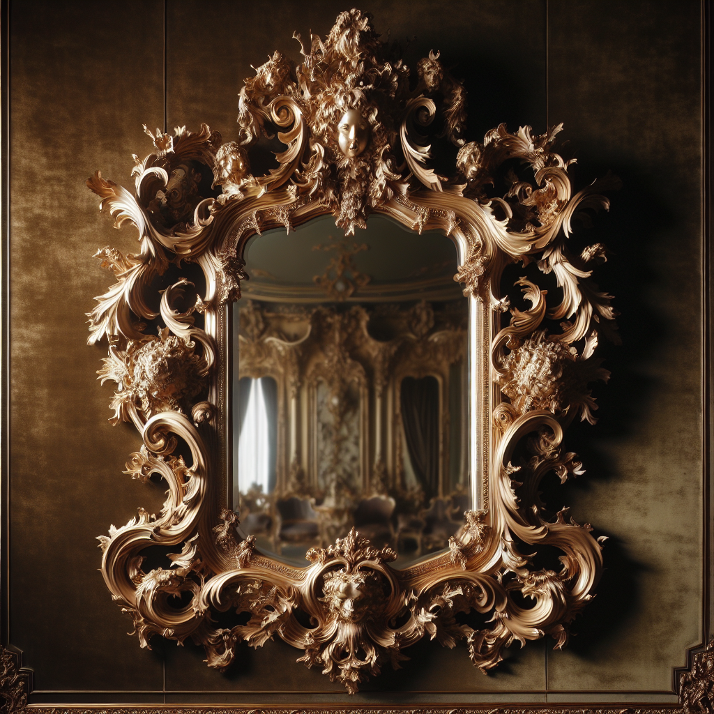 Dessin miroir baroque