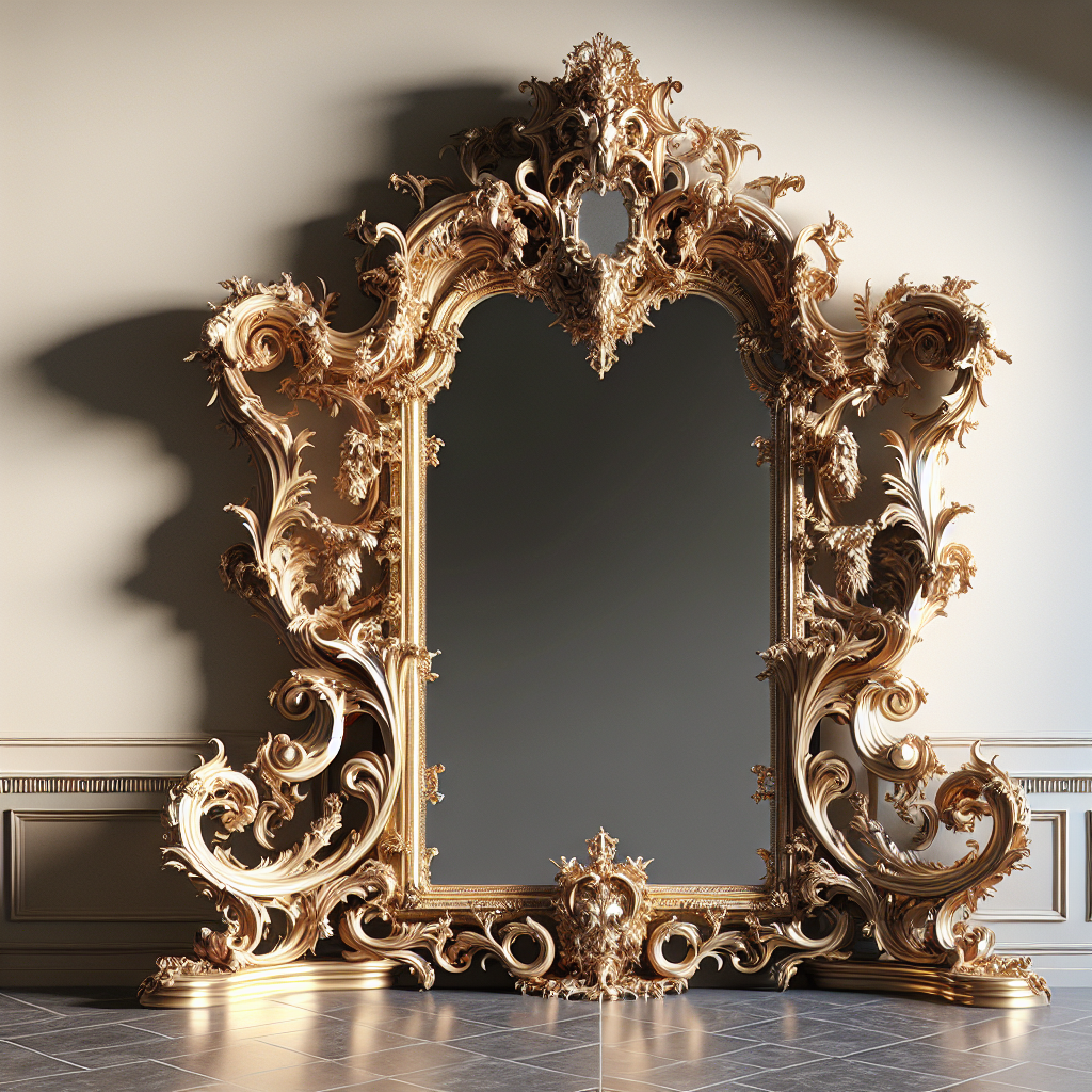 Miroir baroque 180 cm