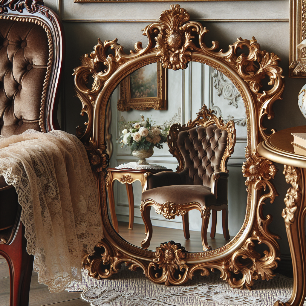 Miroir baroque le bon coin