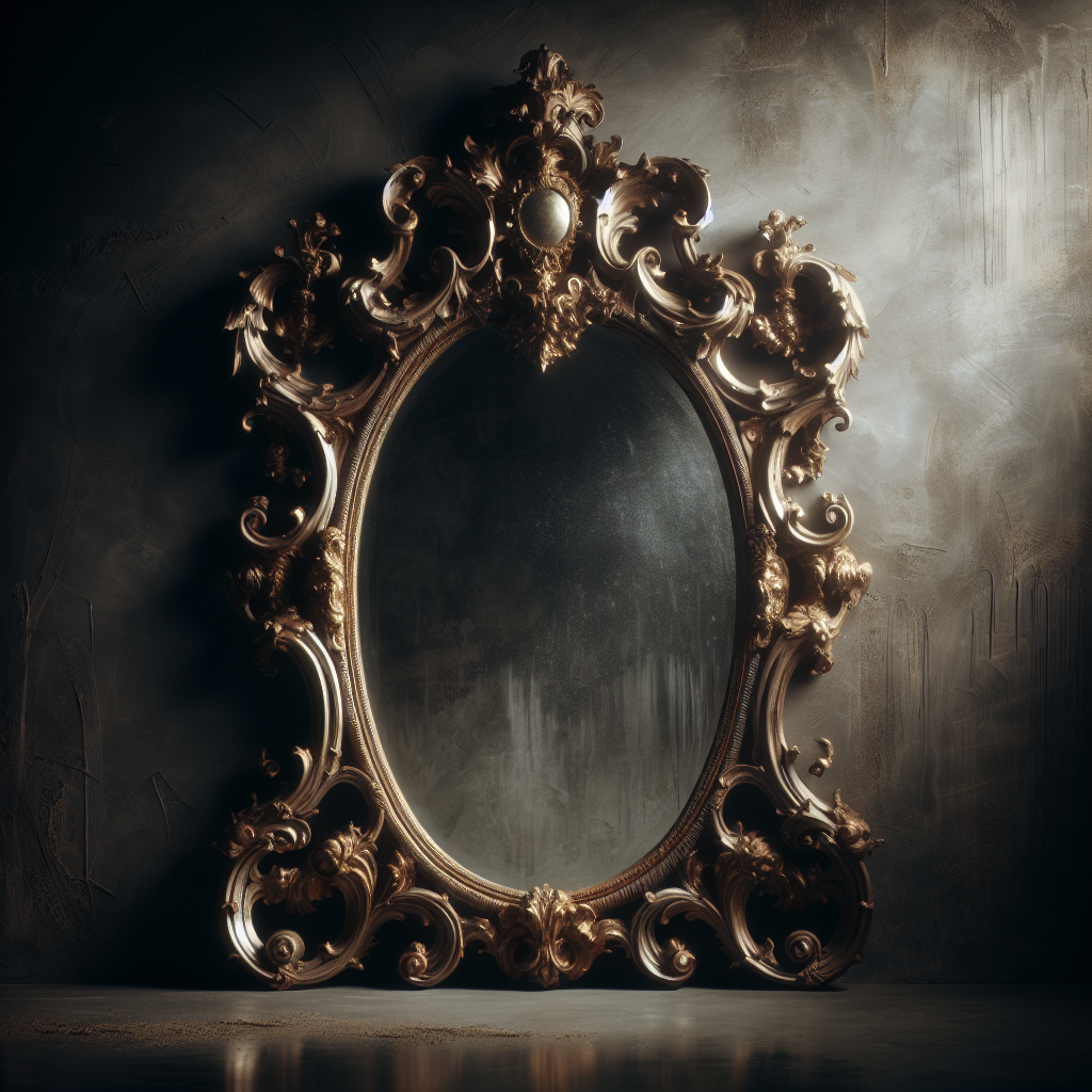 Miroir baroque vintage