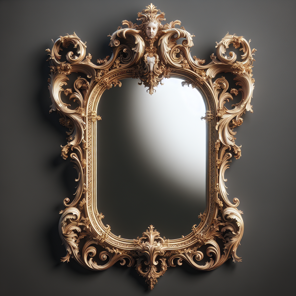 Cdiscount miroir baroque