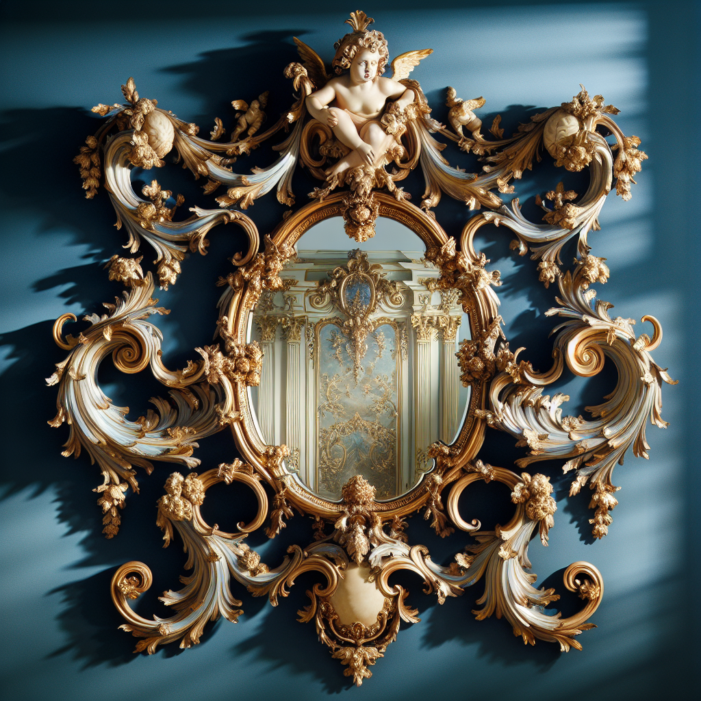 Miroir baroque rococo