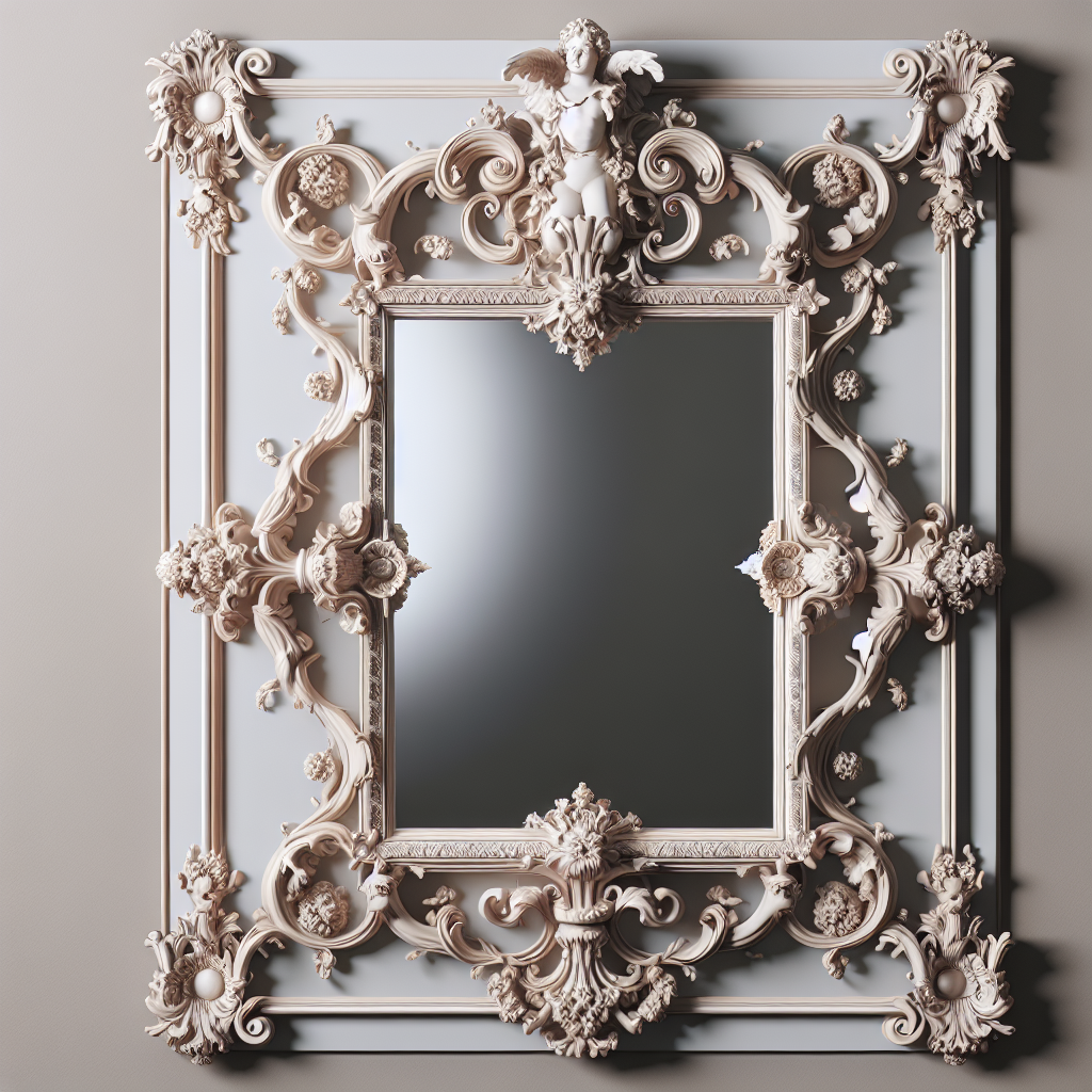 Miroir baroque moderne