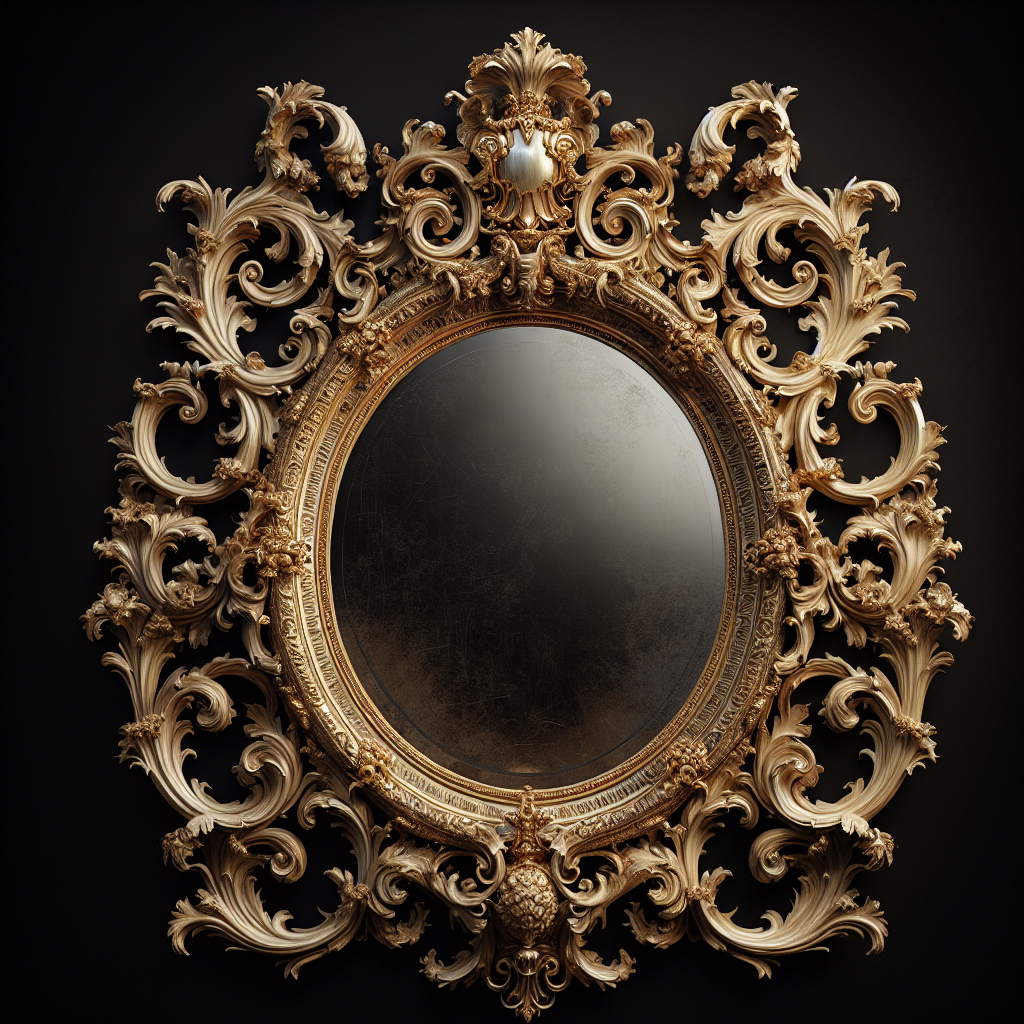 Miroir baroque design
