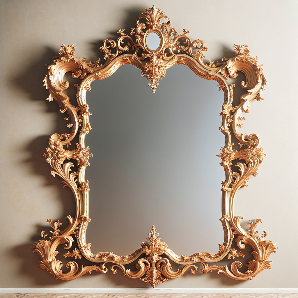 Grand miroir baroque pas cher