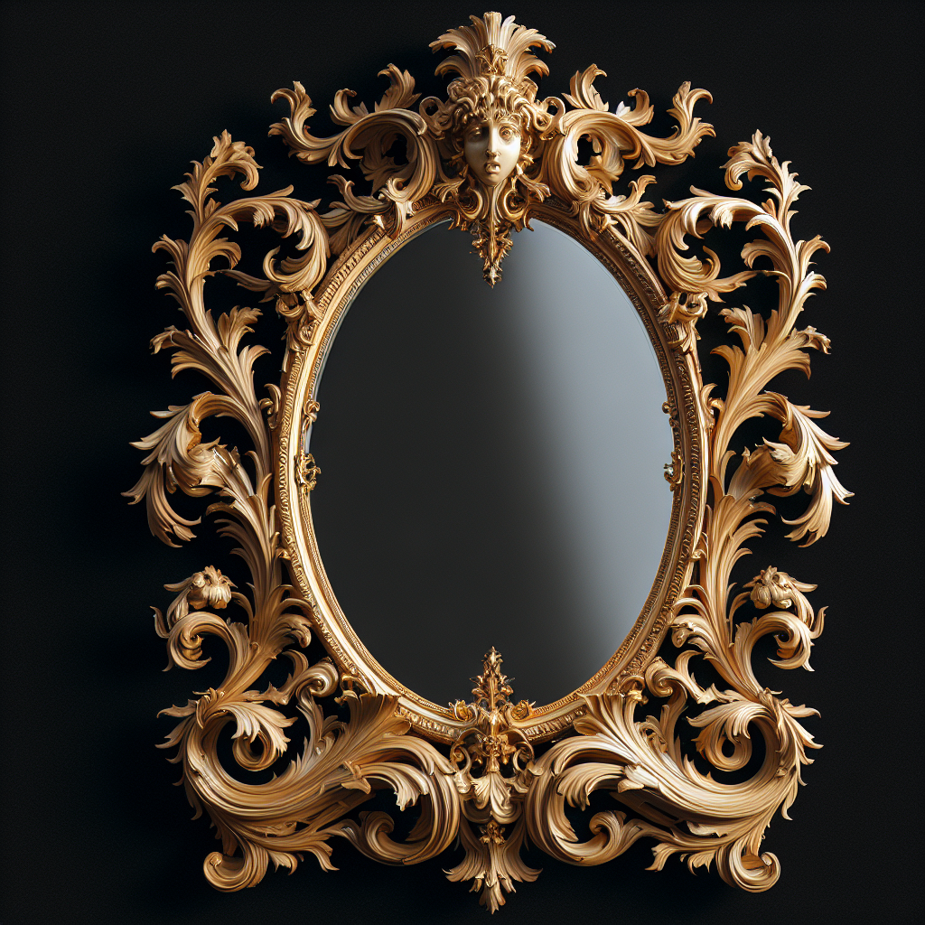 Grand miroir baroque Ikea